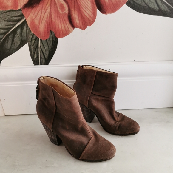 Rag & Bone Ankle Boots (Brown) - Picture 4 of 6